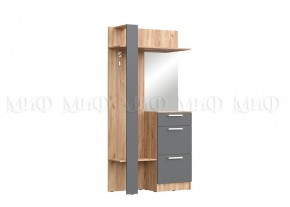 МАРТИНА Прихожая (модульная) дуб крафт/графит в Ревде - revda.mebel24.online | фото 2