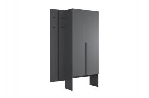 МЕРСИ Прихожая (модульная) графит в Ревде - revda.mebel24.online | фото 6