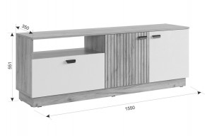 МОДИ К1 Гостиная (белое дерево) в Ревде - revda.mebel24.online | фото 4