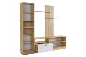 МОДИ К1 Гостиная (белое дерево) в Ревде - revda.mebel24.online | фото 7