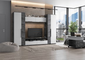 МОНИКА Гостиная (модульная) айрон рок в Ревде - revda.mebel24.online | фото 1