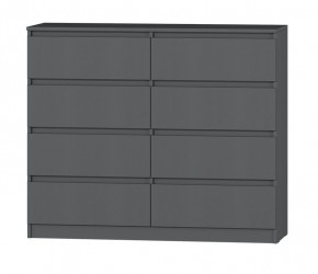 МС "Хилтон" Комод №3 1200 (8 ящ.) графит в Ревде - revda.mebel24.online | фото