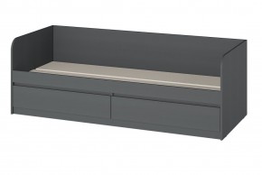 МС "Хилтон" Кровать 0,8 (графит) 800*2000 в Ревде - revda.mebel24.online | фото
