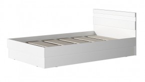 МС "Хилтон" Кровать 1,2 (Белый текстурный) 1200*2000 в Ревде - revda.mebel24.online | фото
