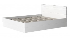 МС "Хилтон" Кровать 1,6 (Белый текстурный) 1600*2000 в Ревде - revda.mebel24.online | фото