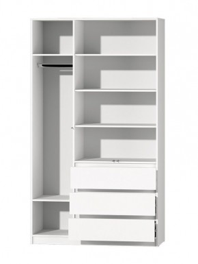 МС "Хилтон" Шкаф №2 1200 (Белый текстурный) в Ревде - revda.mebel24.online | фото 3