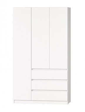 МС "Хилтон" Шкаф №2 1200 (Белый текстурный) в Ревде - revda.mebel24.online | фото