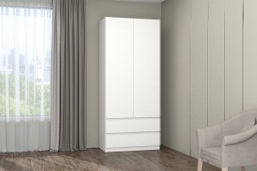 МС "Хилтон" Шкаф №3 900 (Белый текстурный) в Ревде - revda.mebel24.online | фото