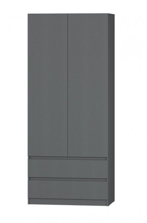 МС "Хилтон" Шкаф №3 900 (Графит) в Ревде - revda.mebel24.online | фото 2