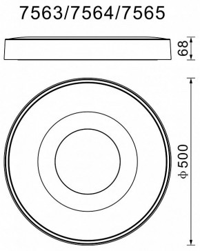 Накладной светильник Mantra Coin 7565 в Ревде - revda.mebel24.online | фото 3