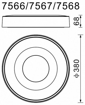 Накладной светильник Mantra Coin 7567 в Ревде - revda.mebel24.online | фото 4