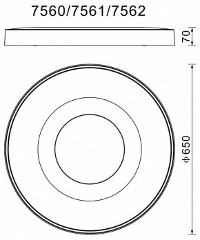 Накладной светильник Mantra Coin 7690 в Ревде - revda.mebel24.online | фото 3