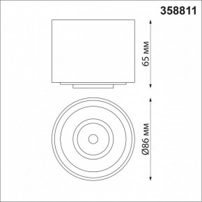 Накладной светильник Novotech Gesso 358811 в Ревде - revda.mebel24.online | фото 7