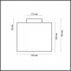Накладной светильник Odeon Light Cross 2407/1C в Ревде - revda.mebel24.online | фото 2