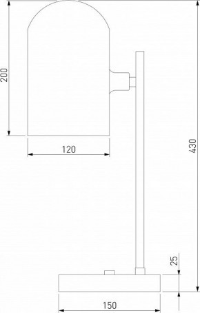 Настольная лампа декоративная Eurosvet Bambola 01164/1 латунь в Ревде - revda.mebel24.online | фото 2