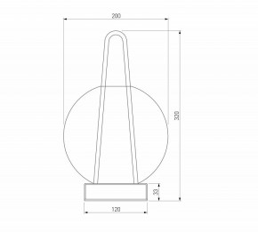 Настольная лампа декоративная Eurosvet Frasco 80507/1 синий в Ревде - revda.mebel24.online | фото 2