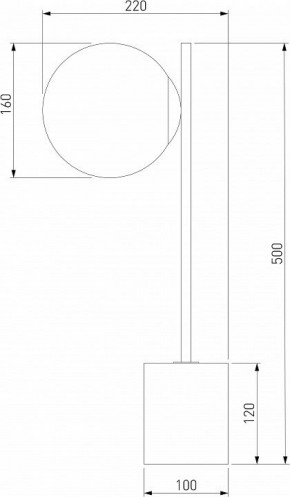 Настольная лампа декоративная Eurosvet Marbella 01157/1 латунь в Ревде - revda.mebel24.online | фото 3