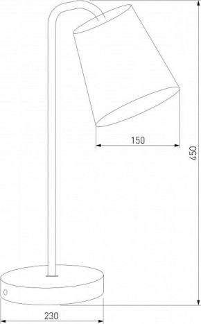 Настольная лампа декоративная Eurosvet Montero 01134/1 белый в Ревде - revda.mebel24.online | фото 3