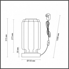 Настольная лампа декоративная Odeon Light Jam 5409/10TL в Ревде - revda.mebel24.online | фото 4