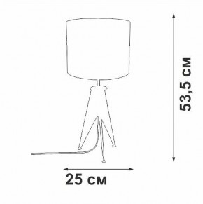 Настольная лампа декоративная Vitaluce V28340 V28340-1/1L в Ревде - revda.mebel24.online | фото 2