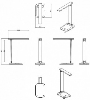 Настольная лампа офисная Arte Lamp London A5124LT-1BK в Ревде - revda.mebel24.online | фото 2