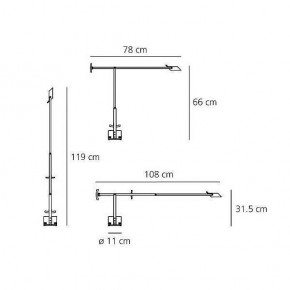 Настольная лампа офисная Artemide  A009210 в Ревде - revda.mebel24.online | фото 7