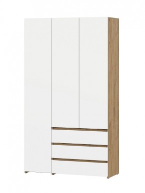 НЕКСТ 1 Спальный гарнитур (модульный) Дуб Золотой/Белый в Ревде - revda.mebel24.online | фото 14