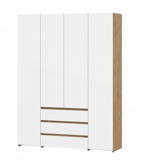 НЕКСТ 1 Спальный гарнитур (модульный) Дуб Золотой/Белый в Ревде - revda.mebel24.online | фото 16