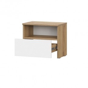 НЕКСТ 1 Спальный гарнитур (модульный) Дуб Золотой/Белый в Ревде - revda.mebel24.online | фото 5