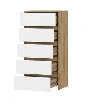 НЕКСТ 1 Спальный гарнитур (модульный) Дуб Золотой/Белый в Ревде - revda.mebel24.online | фото 9