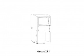НИКОЛЬ 25 Шкаф 5-ти створчатый в Ревде - revda.mebel24.online | фото 7