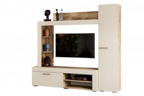 НИКОЛЬ Гостиная (Дуб крафт серый/софт айвори) в Ревде - revda.mebel24.online | фото