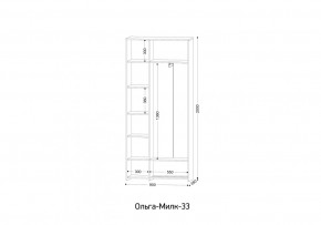 ОЛЬГА-МИЛК 33 Шкаф 3-х створчатый в Ревде - revda.mebel24.online | фото 2