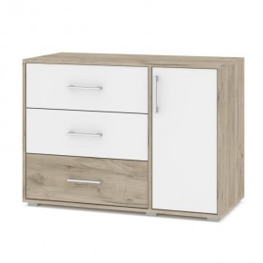 ОЛИВИЯ О63 Комод (дуб серый/белый) в Ревде - revda.mebel24.online | фото