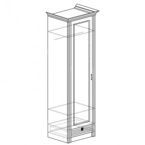 ОРЛЕАН Гостиная (модульная) ясень белый в Ревде - revda.mebel24.online | фото 9