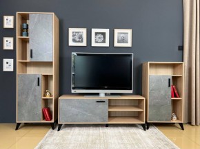 ОСКАР TRIO Гостиная (дуб золотой/каспий темный) в Ревде - revda.mebel24.online | фото 2