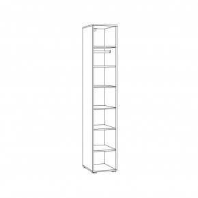 ОСТИН Спальный гарнитур (модульный) графит в Ревде - revda.mebel24.online | фото 10