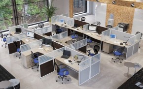 Перегородка офисная RAND RP160SG60 в Ревде - revda.mebel24.online | фото 2