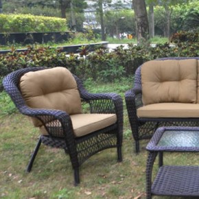 Плетеный комплект для отдыха LV-520BB Вrown/Beige в Ревде - revda.mebel24.online | фото 3