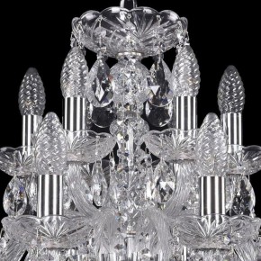 Подвесная люстра Bohemia Ivele Crystal 1402 1402/12+6/240/Ni в Ревде - revda.mebel24.online | фото 4