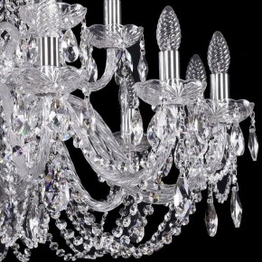 Подвесная люстра Bohemia Ivele Crystal 1402 1402/12+6/300/2d/Ni в Ревде - revda.mebel24.online | фото 2