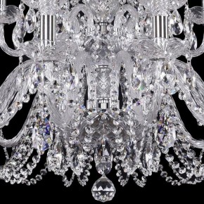 Подвесная люстра Bohemia Ivele Crystal 1402 1402/12+6/300/2d/Ni в Ревде - revda.mebel24.online | фото 3