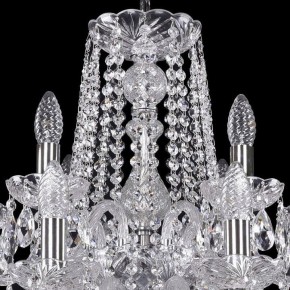 Подвесная люстра Bohemia Ivele Crystal 1402 1402/12+6/300/2d/Ni в Ревде - revda.mebel24.online | фото 4