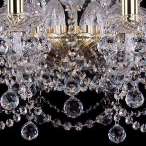 Подвесная люстра Bohemia Ivele Crystal 1411 1411/10+5/240/G/Balls в Ревде - revda.mebel24.online | фото 3