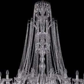 Подвесная люстра Bohemia Ivele Crystal 1411 1411/24/530/XL-163/Ni в Ревде - revda.mebel24.online | фото 4