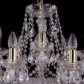 Подвесная люстра Bohemia Ivele Crystal 1413 1413/10+5/300/G/Leafs в Ревде - revda.mebel24.online | фото 4