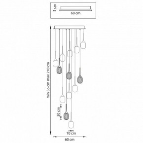 Подвесная люстра Lightstar Acrile 738131 в Ревде - revda.mebel24.online | фото 7