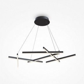 Подвесная люстра Maytoni Line MOD016PL-L80BK в Ревде - revda.mebel24.online | фото 2