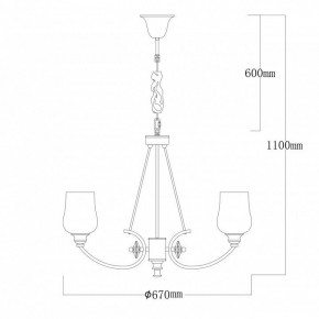 Подвесная люстра MW-Light Палермо 27 386017706 в Ревде - revda.mebel24.online | фото 9