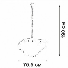 Подвесная люстра Vitaluce V5818 V5818-8/13 в Ревде - revda.mebel24.online | фото 5